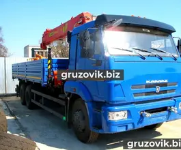 Самопогрузчик Камаз 65117 с КМУ ALFINGER IT-150 2018 года новый фото 5