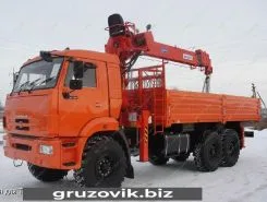 Самопогрузчик Камаз 43118 с КМУ  2014 года б/у