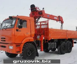 Самопогрузчик Камаз 43118 с КМУ  2014 года б/у