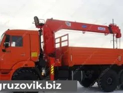 Самопогрузчик Камаз 43118 с КМУ  2014 года б/у фото 2