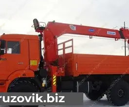 Самопогрузчик Камаз 43118 с КМУ  2014 года б/у фото 2