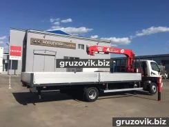 Самопогрузчик Hyundai HD 78 с КМУ UNIC 374 2018 года новый фото 2