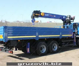 Самопогрузчик Камаз 65117 с КМУ Dong Yang SS1956 2019 года б/у фото 3