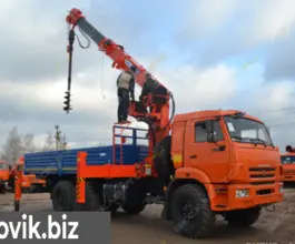Самопогрузчик Камаз 43118 с КМУ  2017 года б/у
