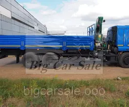 Самопогрузчик Камаз 65117 с КМУ  2018 года б/у