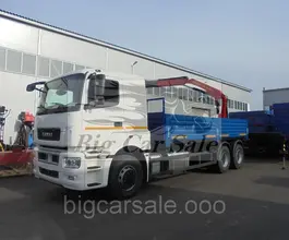 Самопогрузчик Камаз 65207 с КМУ  2018 года б/у