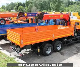 Самопогрузчик Камаз 65115 с КМУ PALFINGER ИТ 150 2019 года б/у фото 2
