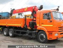 Самопогрузчик Камаз 65115 с КМУ PALFINGER ИТ 150 2019 года б/у фото 3