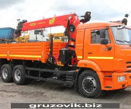 Самопогрузчик Камаз 65115 с КМУ PALFINGER ИТ 150 2019 года б/у фото 3