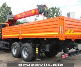 Самопогрузчик Камаз 65115 с КМУ PALFINGER ИТ 150 2019 года б/у фото 4