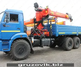 Самопогрузчик Камаз 43118 с КМУ PALFINGER ИT 150 2019 года б/у
