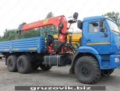 Самопогрузчик Камаз 43118 с КМУ PALFINGER ИT 150 2019 года б/у фото 2