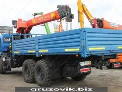 Самопогрузчик Камаз 43118 с КМУ PALFINGER ИT 150 2019 года б/у фото 3