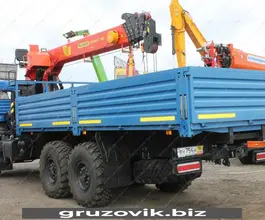 Самопогрузчик Камаз 43118 с КМУ PALFINGER ИT 150 2019 года б/у фото 3