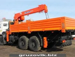 Самопогрузчик Камаз 43118 с КМУ Kanglim KS 1256 GII 2018 года б/у фото 3