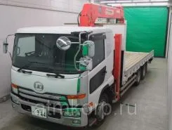 Самопогрузчик Nissan UD с КМУ  2013 года б/у