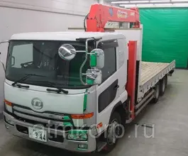Самопогрузчик Nissan UD с КМУ  2013 года б/у