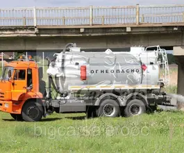 Нефтевоз АЦН 15 м3  Камаз 65115 2018 года б/у фото 4