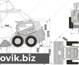 Фронтальный погрузчик Locust L753 2019 года б/у