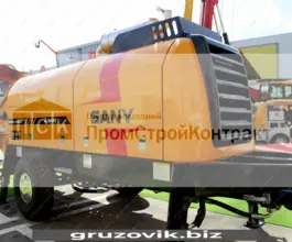 Прицепной бетононасос Sany HBT 2014 года б/у фото 2