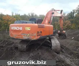 Экскаватор Hitachi ZX240LC 2013 года б/у фото 2
