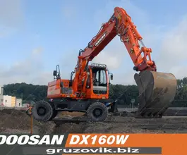 Экскаватор Doosan DX160W 2018 года б/у фото 2
