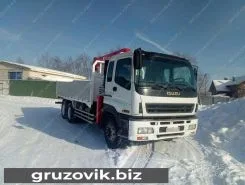 Самопогрузчик ISUZU Giga с КМУ Unic UR-V504 2011 года б/у