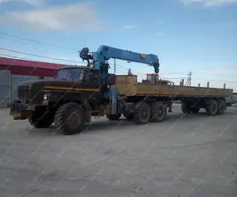 Тягач с КМУ Урал 4320 1998 года б/у