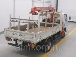 Самопогрузчик Mitsubishi Canter с КМУ UNIC URU 263 2011 года б/у фото 2