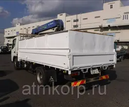 Самопогрузчик Mitsubishi Canter с КМУ Tadano ZEST 2013 года б/у фото 3
