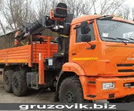 Самопогрузчик Камаз 43118 с КМУ  2018 года б/у