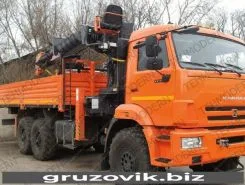 Самопогрузчик Камаз 43118 с КМУ  2017 года б/у фото 5
