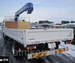 Самопогрузчик Mitsubishi Canter с КМУ Tadano Zest 2014 года б/у фото 2