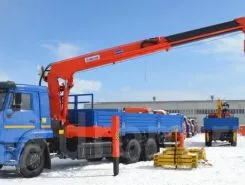 Самопогрузчик Камаз 65117 с КМУ KANGLIM KS 2056G-II 2019 года б/у фото 4
