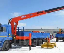 Самопогрузчик Камаз 65117 с КМУ KANGLIM KS 2056G-II 2019 года б/у фото 4