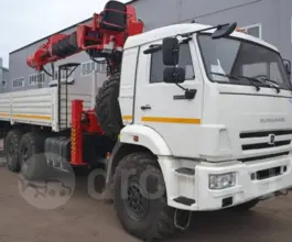 Самопогрузчик Камаз 43118 с КМУ Horyong HRS 216 2018 года б/у фото 4
