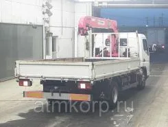Самопогрузчик Mitsubishi Canter с КМУ Unic Ucan URU 295 2010 года б/у фото 2