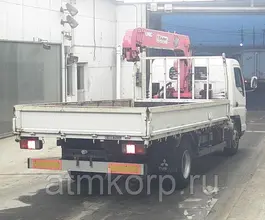 Самопогрузчик Mitsubishi Canter с КМУ Unic Ucan URU 295 2010 года б/у фото 2