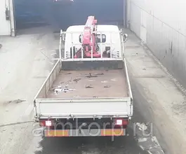 Самопогрузчик Mitsubishi Canter с КМУ Unic Ucan URU 295 2010 года б/у фото 3