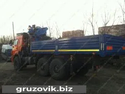 Самопогрузчик Камаз 43118 с КМУ ИНМАН ИМ-150 2016 года б/у фото 2