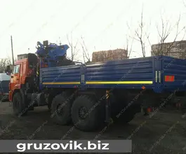 Самопогрузчик Камаз 43118 с КМУ Инман ИМ 180 2017 года б/у фото 2
