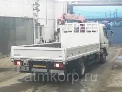 Самопогрузчик Mitsubishi Canter с КМУ Unic Ucan 264 2009 года б/у фото 2