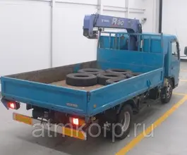Самопогрузчик Mitsubishi Canter с КМУ Tadano RAC TM-ZR 293 2008 года б/у фото 2