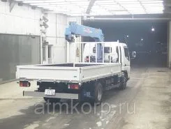 Самопогрузчик Mitsubishi Canter с КМУ Tadano CARCO CRANE ZR 266 2008 года б/у фото 2