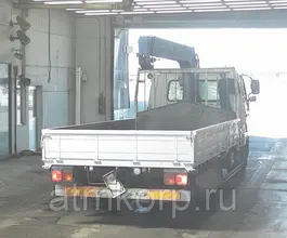 Самопогрузчик Mitsubishi FUSO с КМУ Tadano RAC TURBO 243 2008 года б/у фото 2