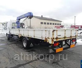 Самопогрузчик Mitsubishi FUSO с КМУ Tadano 2011 года б/у фото 3