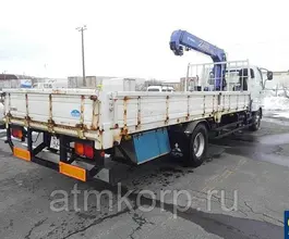 Самопогрузчик Mitsubishi FUSO с КМУ Tadano 2011 года б/у фото 4