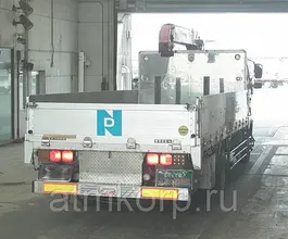 Самопогрузчик Mitsubishi FUSO с КМУ Unic 2008 года б/у фото 2