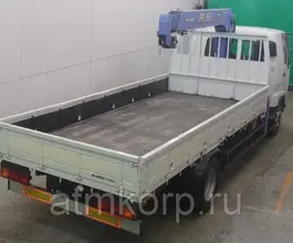 Самопогрузчик Mitsubishi FUSO с КМУ Tadano 2008 года б/у фото 2