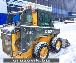 Фронтальный погрузчик John Deere 318d 2012 года новый фото 2